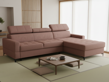 Fotogalerie Rohová sedací souprava Metrix I XXL HR pěna - růžová