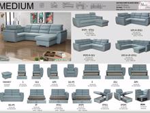 Fotogalerie Křeslo Medium - výběr potahů 