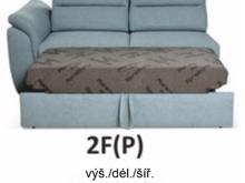 Fotogalerie Sedací souprava Medium ve tvaru L - výběr potahů