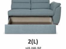 Fotogalerie Sedací souprava Medium ve tvaru L - výběr potahů