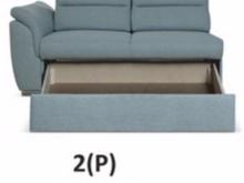 Fotogalerie Sedací souprava Medium ve tvaru U  - výběr potahů 