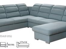 Fotogalerie Sedací souprava Medium ve tvaru U  - výběr potahů 