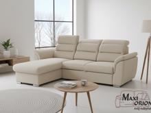 Fotogalerie Moderní sedací souprava rohová do L Medium - výběr potahů 