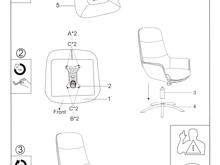 Fotogalerie Relaxační křeslo s podnožkou NIXON – antická růžová