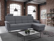 Fotogalerie Rozkládací sedací souprava s úložným prostorem Demo pravá - Tmavě šedá