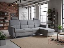 Fotogalerie Rozkládací sedací souprava s úložným prostorem Demo pravá - Tmavě šedá