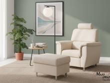 Fotogalerie Křeslo Demo - látka Afryka