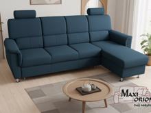 Fotogalerie Rozkládací sedací souprava s úložným prostorem Demo pravá - Tmavě šedá