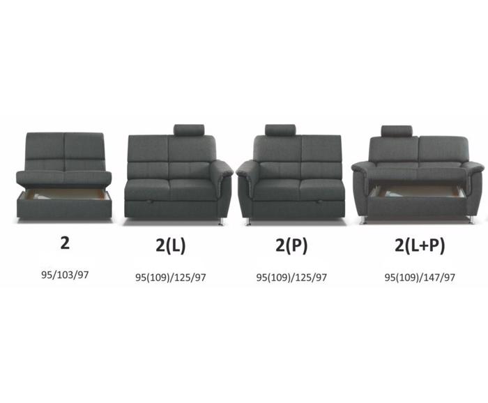 Fotogalerie Modulová sedací souprava Demo ve tvaru U 