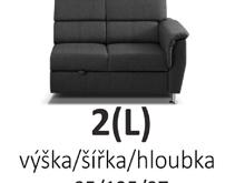 Fotogalerie Sedací souprava Demo s funkcí relax - šedá