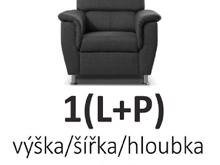 Fotogalerie Křeslo Demo - látka Afryka