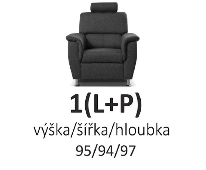 Fotogalerie Křeslo Demo - látka Afryka