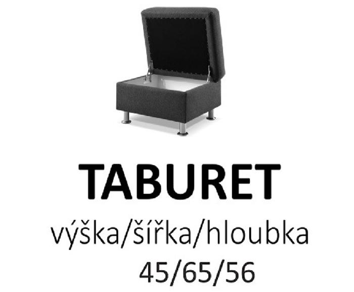 Fotogalerie Taburet Demo - látka Element 3