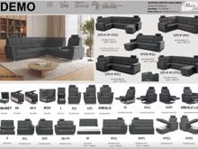 Fotogalerie Sedací souprava Demo s elektrickým relaxačním křeslem Demo LUX