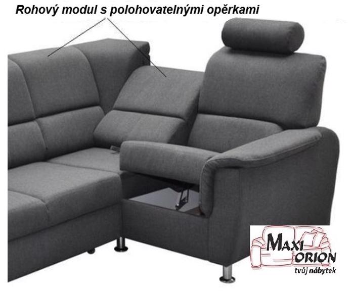 Fotogalerie Sedací souprava Demo s elektrickým relaxačním křeslem Demo LUX