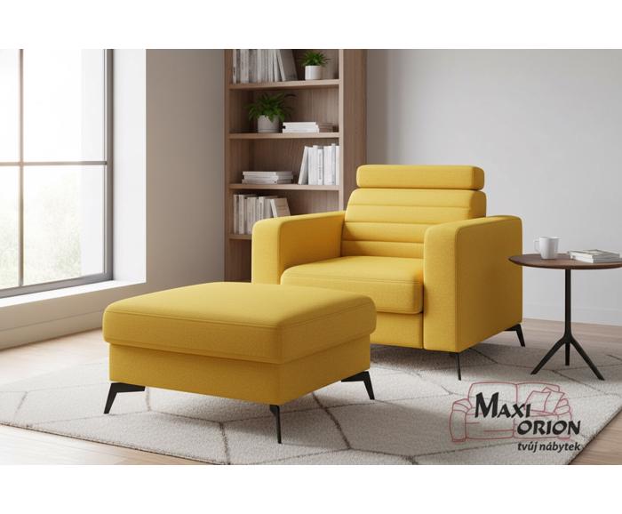 Ukázka interiéru - jak může Váš taburet a křeslo Madeira vypadat