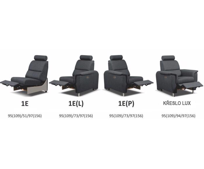 Fotogalerie Demo křeslo LUX - elektrické