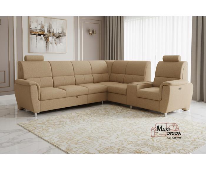 Ukázkové napojení křesla LUX ke spojovacímu baru sedačky Demo