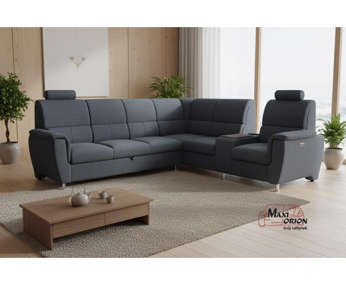 Ukázkové napojení křesla LUX ke spojovacímu baru sedačky Demo