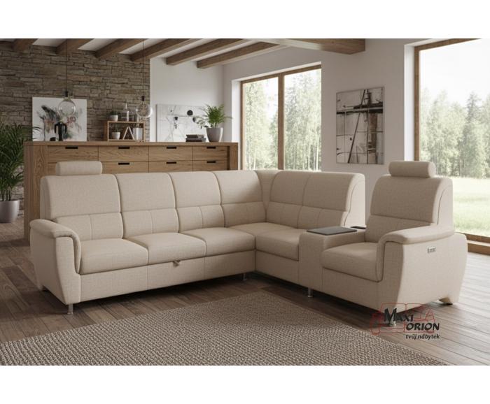 Ukázkové napojení křesla LUX ke spojovacímu baru sedačky Demo