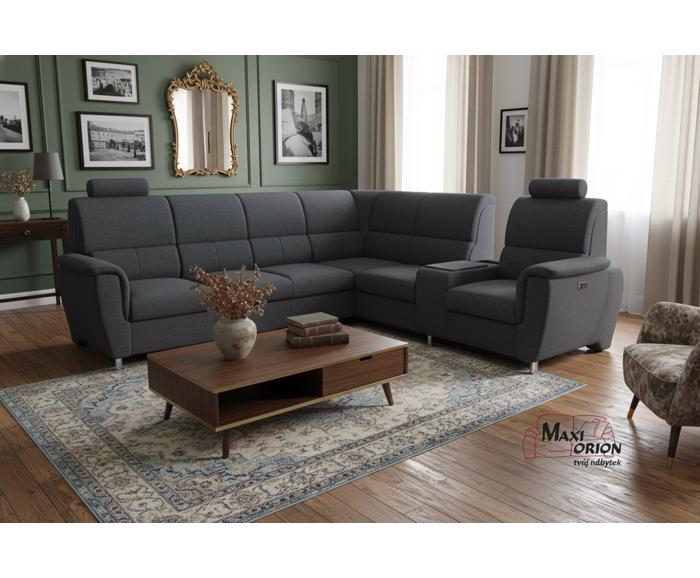 Ukázkové napojení křesla LUX ke spojovacímu baru sedačky Demo