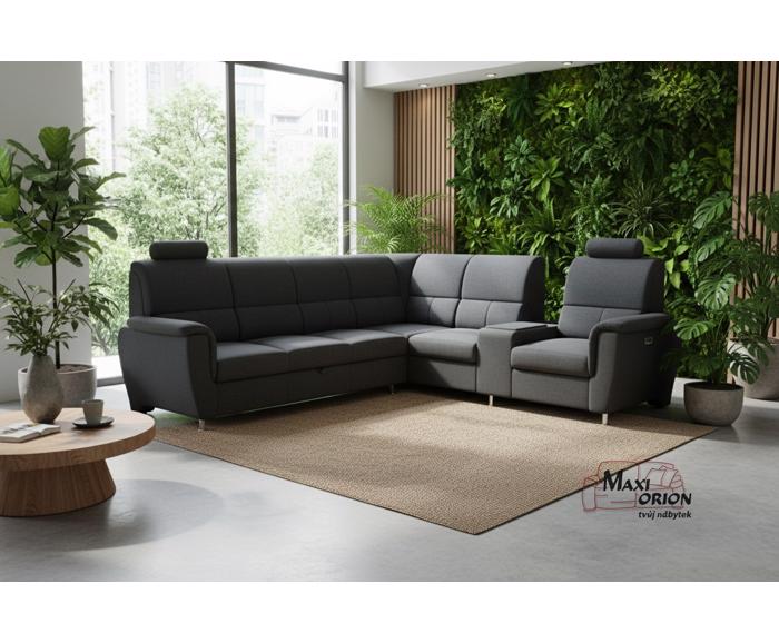 Ukázkové napojení křesla LUX ke spojovacímu baru sedačky Demo