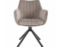 Fotogalerie Jídelní křeslo Azura Velvet Cappuccino Bluvel 38