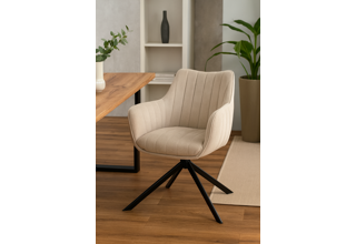 Jídelní křeslo Azura Brego Světle béžová 22