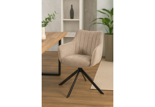 Jídelní křeslo Azura Brego Světle béžová 31