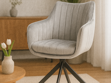 Fotogalerie Jídelní křeslo Azura Velvet Šedá Bluvel 14