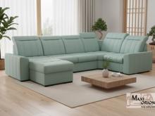 Fotogalerie Luxusní rohová rozkládací sedací souprava Marshall do U