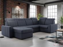 Fotogalerie Luxusní rohová rozkládací sedací souprava Marshall do U