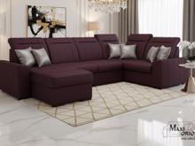 Fotogalerie Luxusní rohová rozkládací sedací souprava Marshall do U