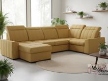 Fotogalerie Luxusní rohová rozkládací sedací souprava Marshall do U