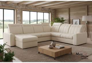 Ukázka interiéru - sedačka Marshall, barva na prodejně ve světlejším odstínu Moly 02