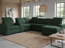 Fotogalerie Sedací souprava Kanton do U s barem a el. křeslem