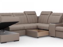 Fotogalerie Rohová sedací souprava s barem Marshall do U