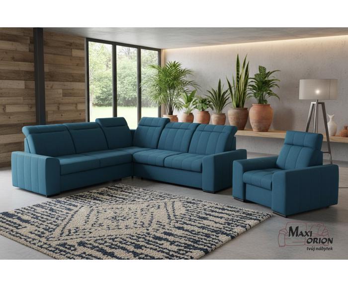 Ukázka interiéru – takto může vypadat Vaše křeslo Marshall v kombinaci se sedací soupravou Marshall v nabídce