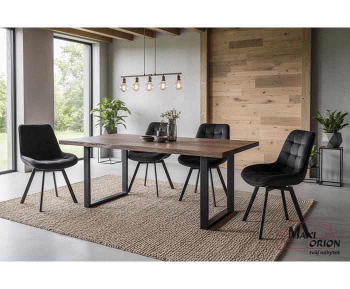 Ukázka interiéru – otočná židle Moty Velvet nejen k jídelnímu stolu