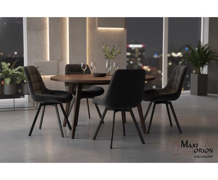 Ukázka interiéru – otočná židle Moty Velvet nejen k jídelnímu stolu