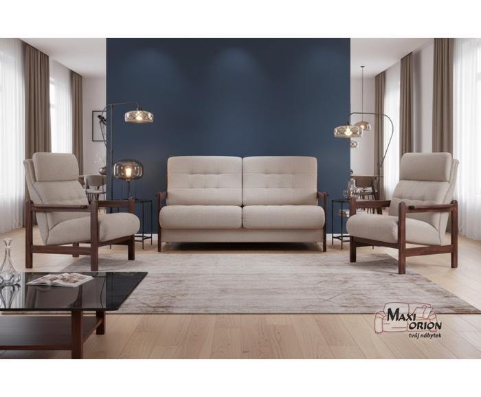 Ukázka interiéru – takto může vypadat Vaše sedací souprava Barbora s křesly 