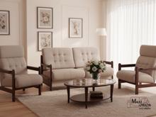 Fotogalerie Sedací souprava Barbora s křesly - bez rozkladu