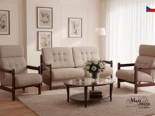 Fotogalerie Sedací souprava Barbora s křesly - bez rozkladu