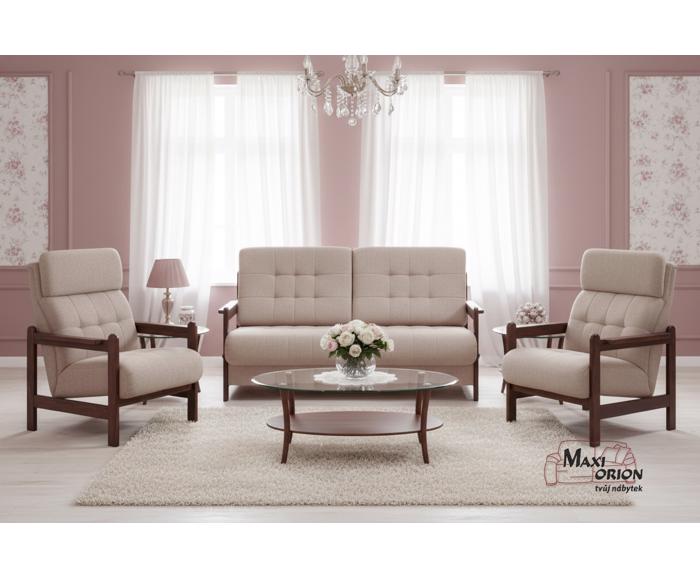 Ukázka interiéru – takto může vypadat Vaše sedací souprava Barbora s křesly 