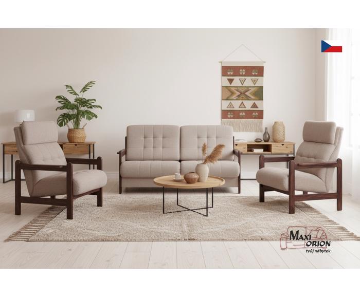 Ukázka interiéru – takto může vypadat Vaše sedací souprava Barbora s křesly 