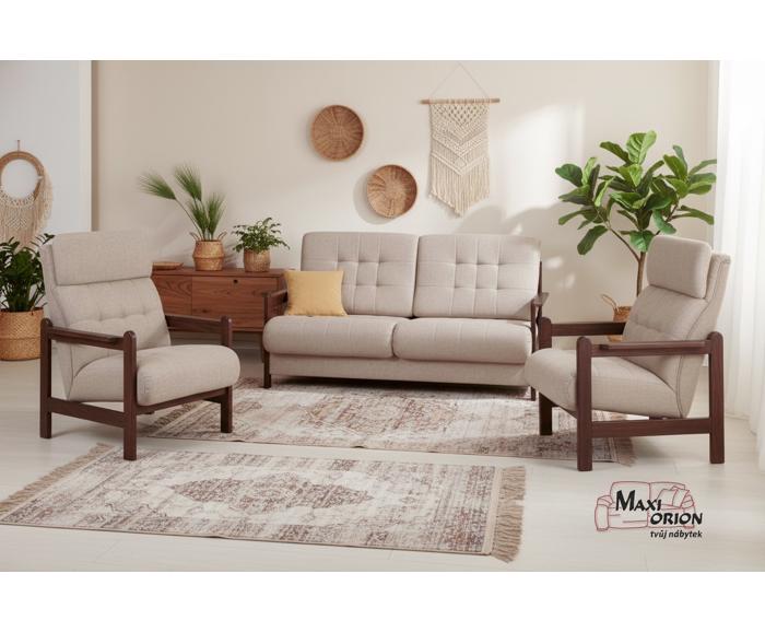 Ukázka interiéru – takto může vypadat Vaše sedací souprava Barbora s křesly 