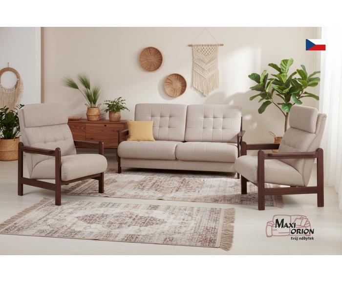 Ukázka interiéru – takto může vypadat Vaše sedací souprava Barbora s křesly 