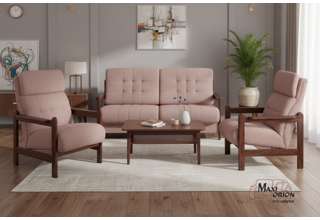 Ukázka interiéru – takto může vypadat Vaše sedací souprava Barbora s křesly 