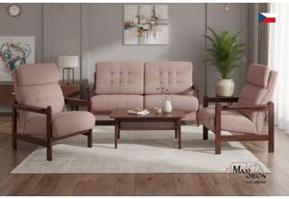 Ukázka interiéru – takto může vypadat Vaše sedací souprava Barbora s křesly 