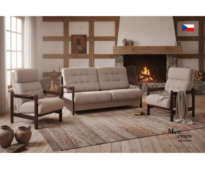 Ukázka interiéru – takto může vypadat Vaše sedací souprava Barbora s křesly 